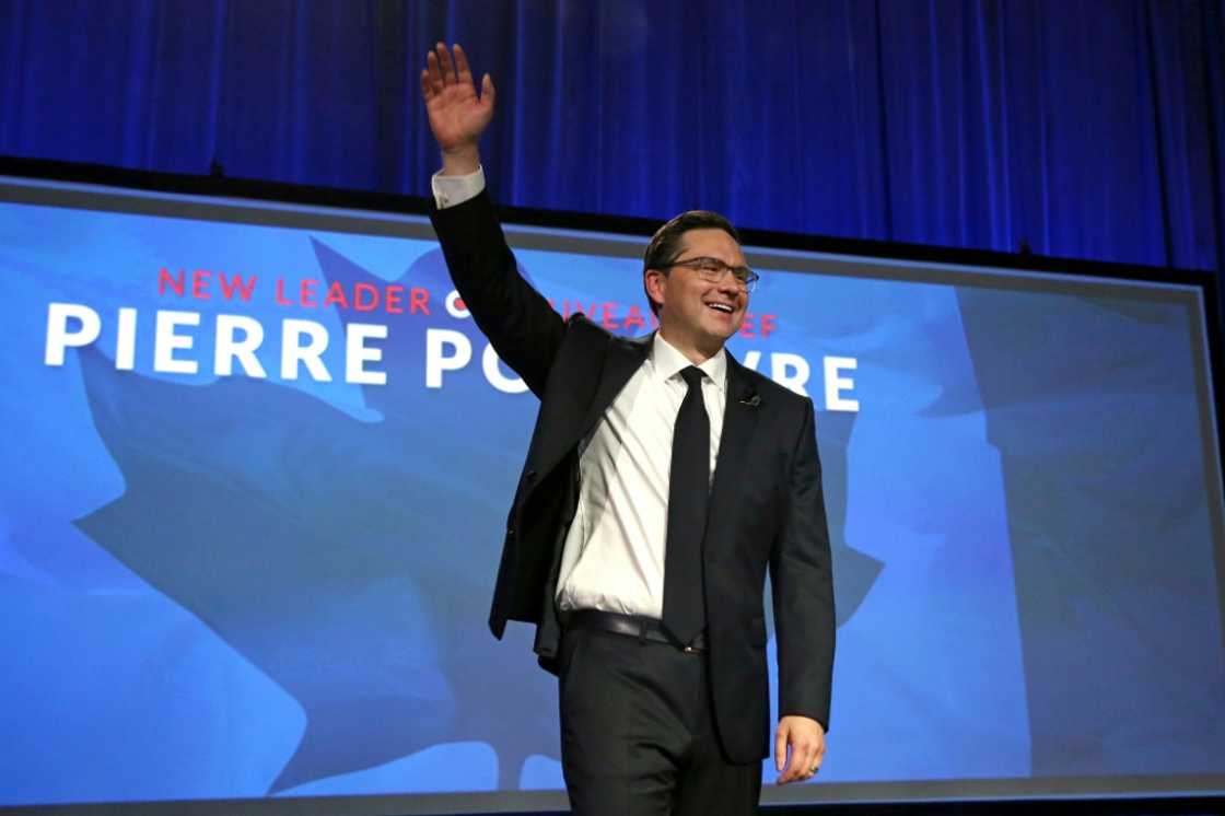 Canada's new Conservative Party leader, Pierre Poilievre, won more than 68 percent of party member votes to take the top job Canada's new Conservative Party leader, Pierre Poilievre, won more than 68 percent of party member votes to take the top job