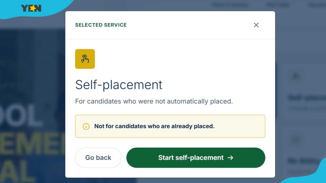 CSSPS self-placement page CSSPS self-placement page