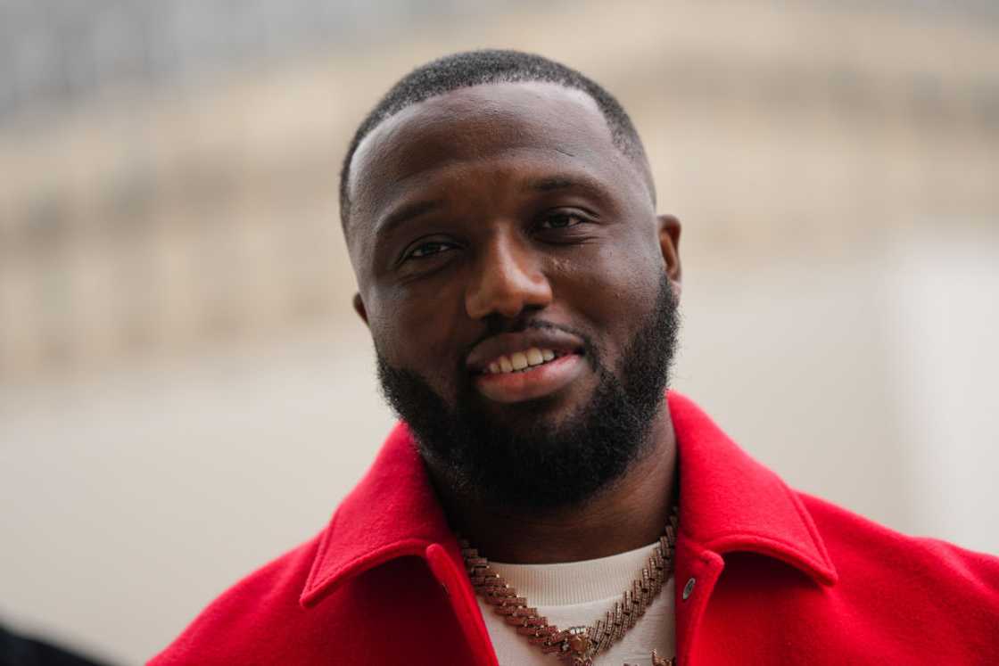 Headie One at the Paris Fashion Week in Paris, France.