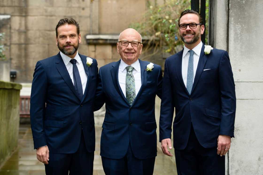 Rupert Murdoch (C), 93, has lost his bid to ensure Lachlan Murdoch would control his media empire Rupert Murdoch (C), 93, has lost his bid to ensure Lachlan Murdoch would control his media empire