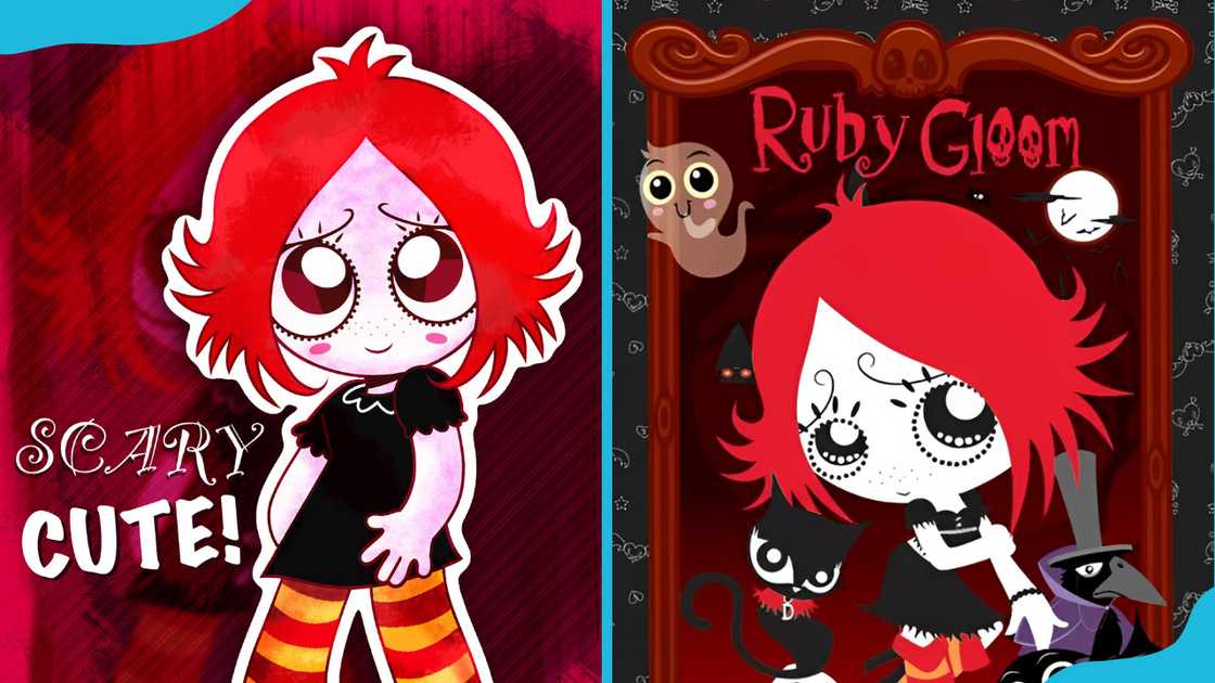 Ruby Gloom from the animated series of the same name. Ruby Gloom from the animated series of the same name.
