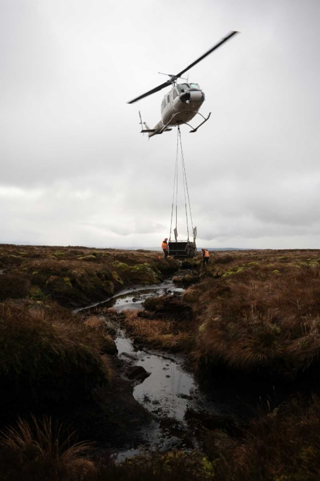 Currently, the 450 hectares (1,112 acres) of peatland by draining and others like it in Britain and beyond are releasing greenhouse gases Currently, the 450 hectares (1,112 acres) of peatland by draining and others like it in Britain and beyond are releasing greenhouse gases