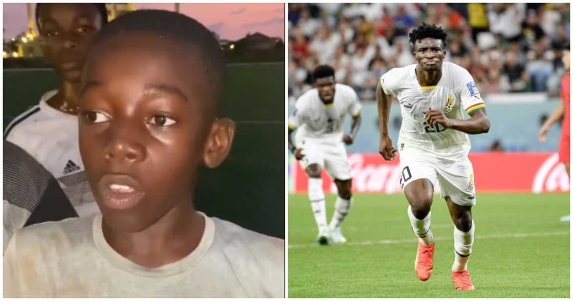Ghanaian kid speaking in an interview after Ghana beat South Korea at the World Cup Ghanaian kid speaking in an interview after Ghana beat South Korea at the World Cup