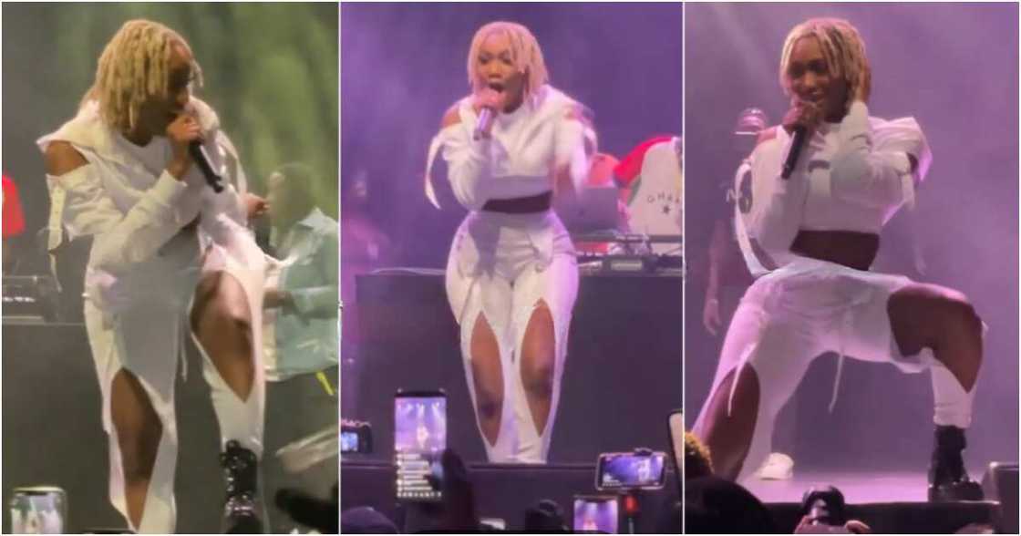 Wendy Shay performs at Ghana to the World concert Wendy Shay performs at Ghana to the World concert