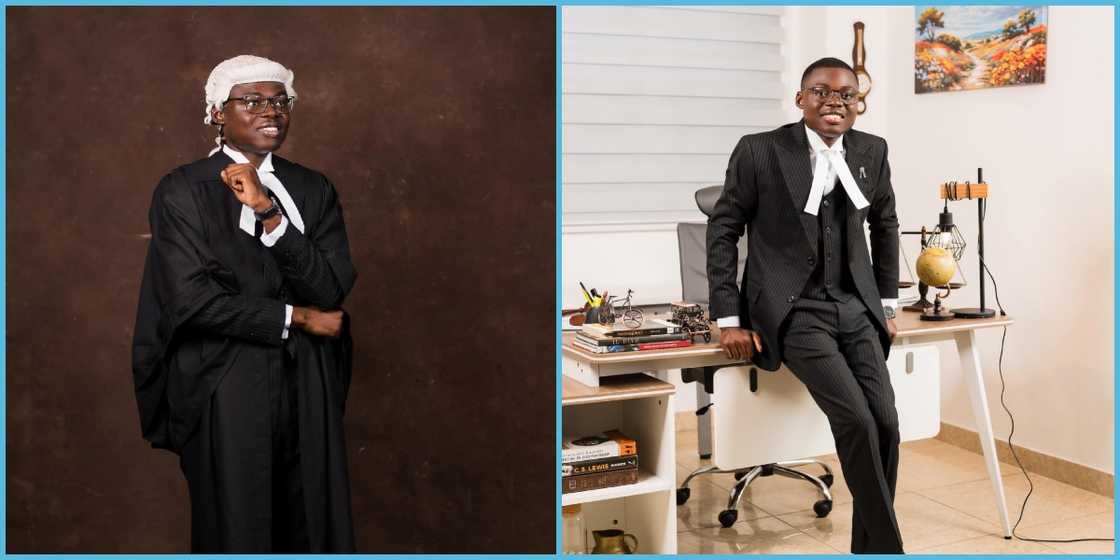 Martin Waana-Ang wins the Mensah Sarbah Award during the 61st Call to the Bar event. Martin Waana-Ang wins the Mensah Sarbah Award during the 61st Call to the Bar event.