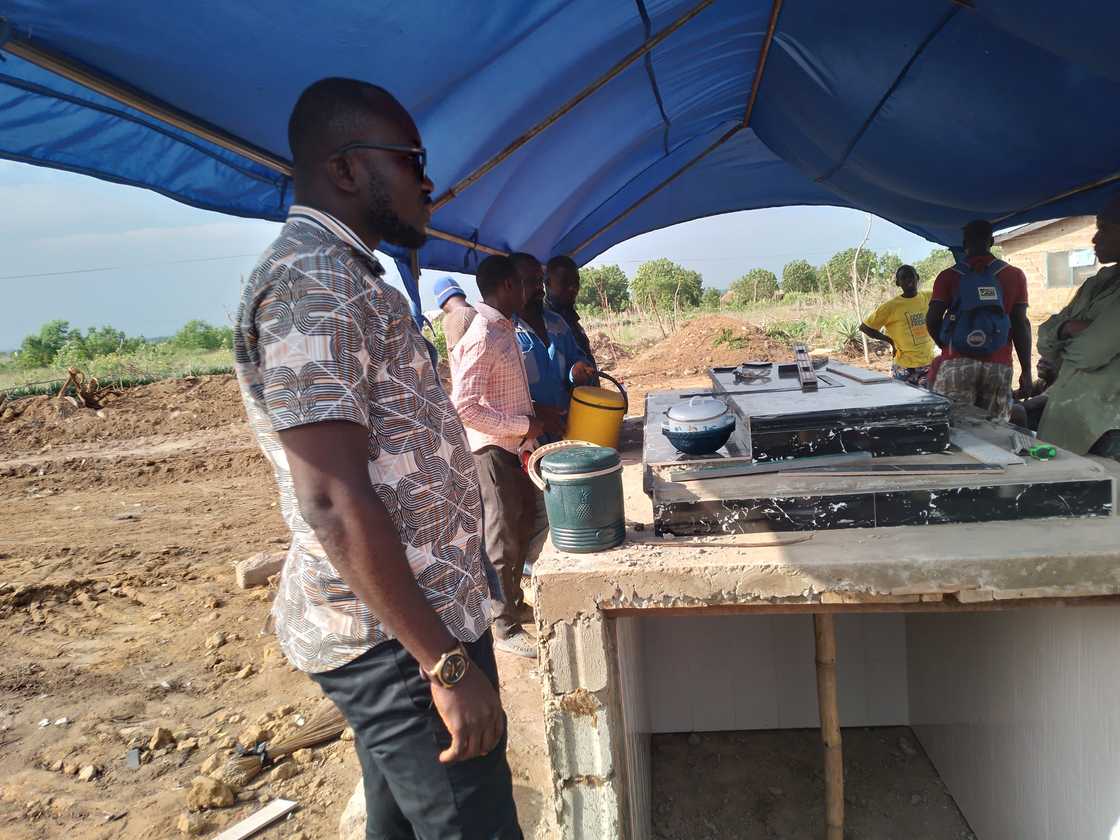 Work on Atsu's tomb in Ada is almost complete.