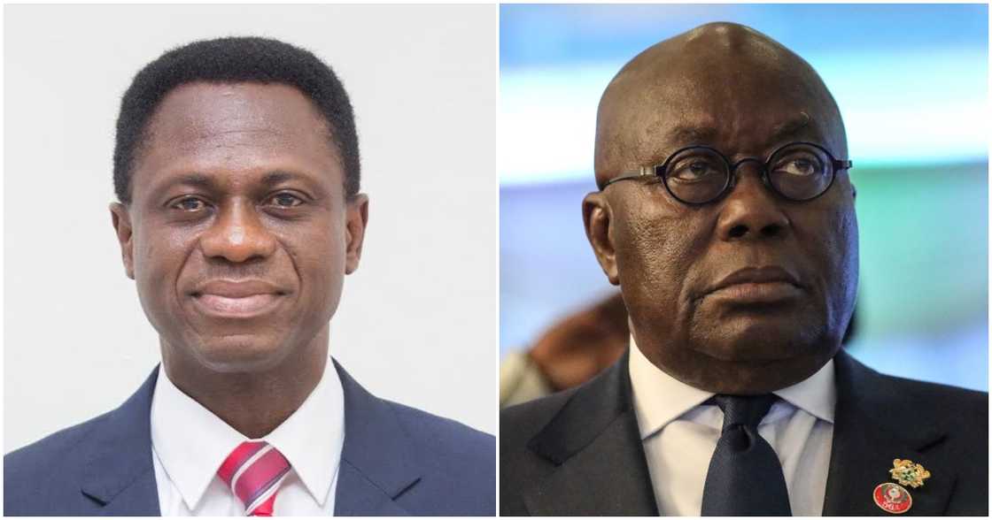 Apostle Eric Nyamekye and Nana Akufo-Addo. Apostle Eric Nyamekye and Nana Akufo-Addo.