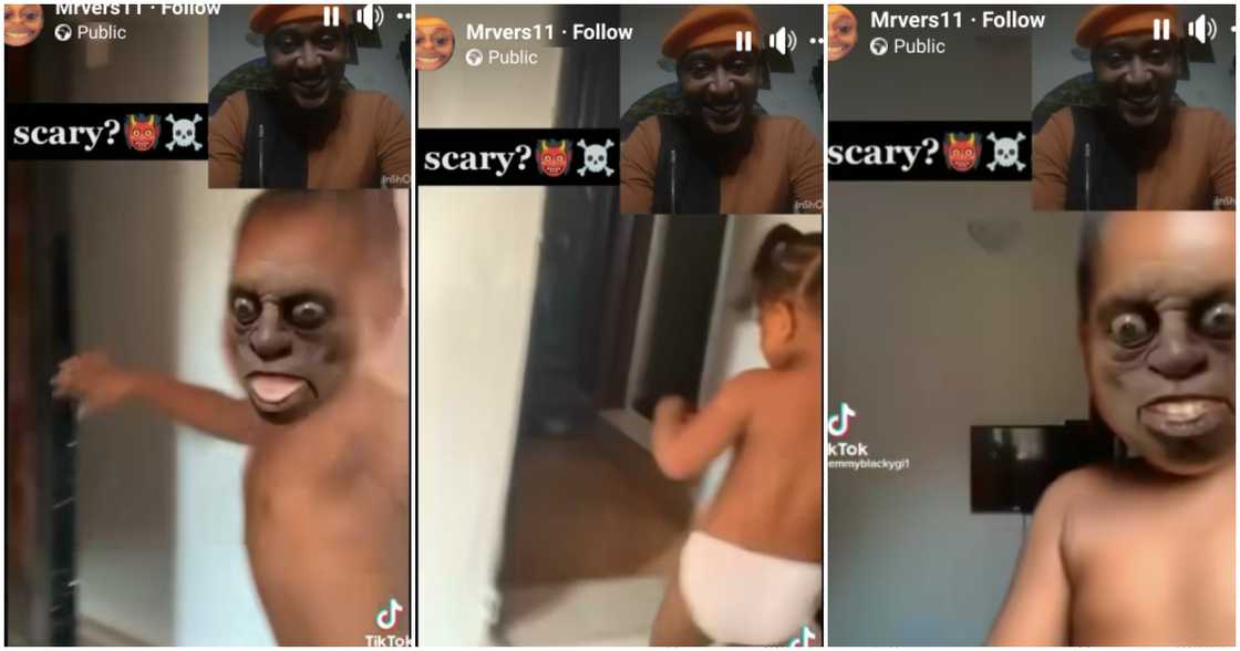 Photos from video of girl screaming after mom pranked her with TikTok filter Photos from video of girl screaming after mom pranked her with TikTok filter