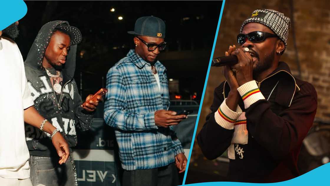 Mohammed Kudus, Fatawu Issahaku Make Stylish Appearance at Fameye's London Concert