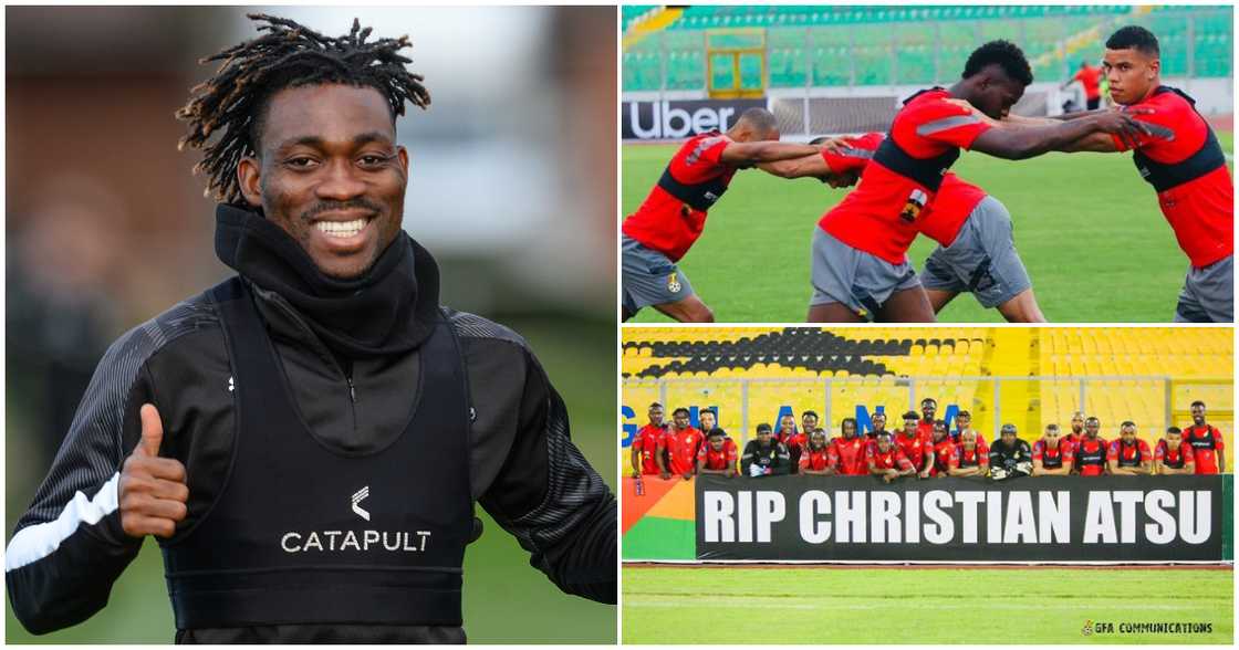 Black Stars pay tribute to Christian Atsu Black Stars pay tribute to Christian Atsu