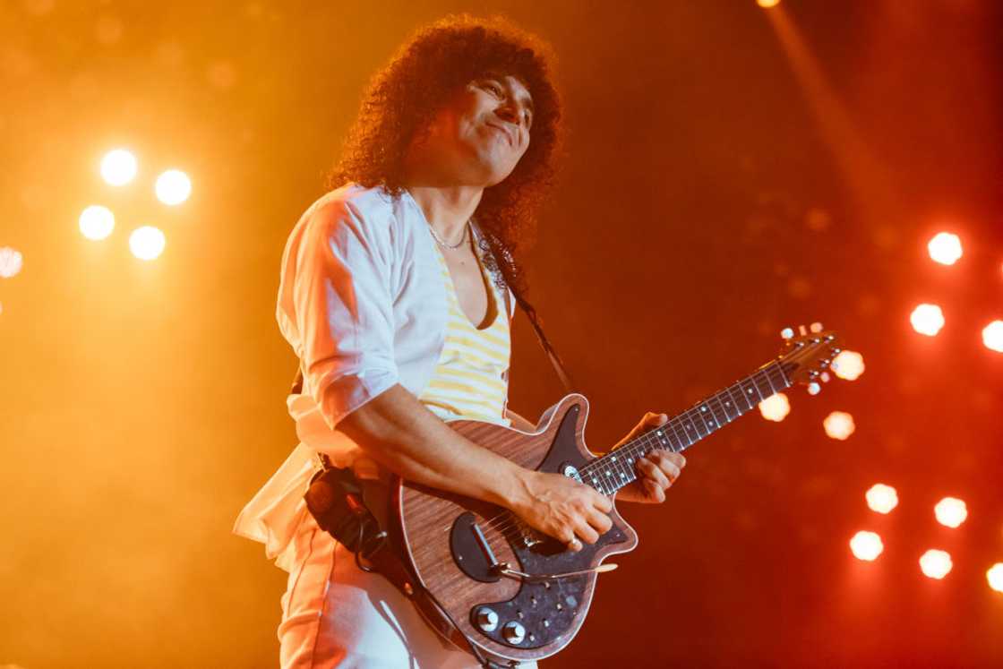 Francisco Calgaro como Brian May performs, during a God Save The Queen concert Francisco Calgaro como Brian May performs, during a God Save The Queen concert