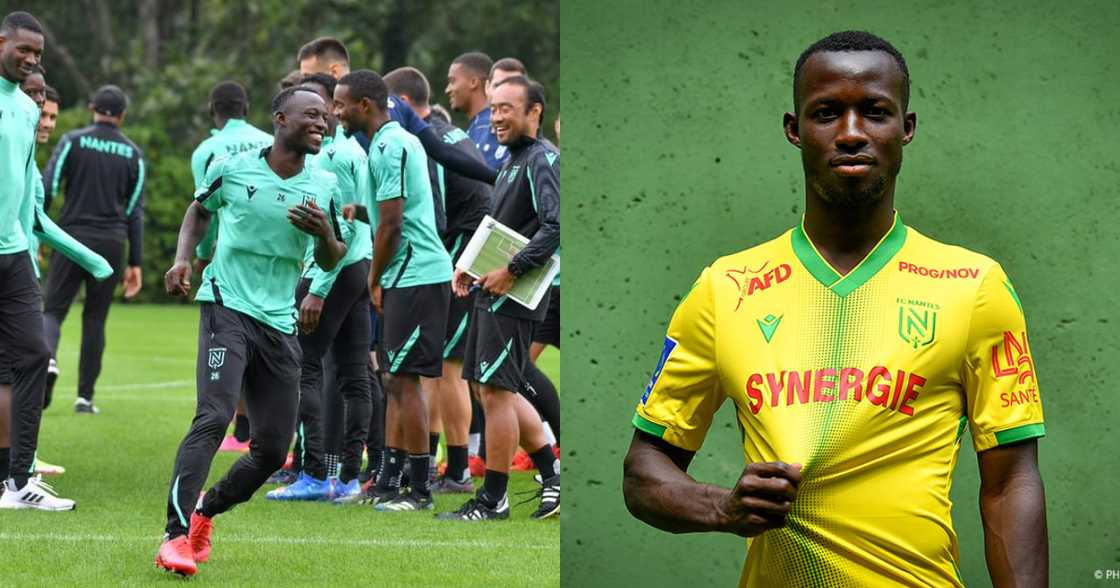 Osman Bukari enjoys first training session with new Nantes team mates Osman Bukari enjoys first training session with new Nantes team mates