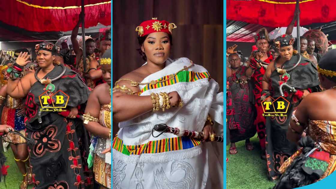 Miracle Adoma, Kofi Adoma's wife, Ibrahim Mahama's sister, Ibrahim Mahama's sister's mother-in-law's funeral, royal dance, Madam Dora Okyere Akosah, Yaa Asantewaa Miracle Adoma, Kofi Adoma's wife, Ibrahim Mahama's sister, Ibrahim Mahama's sister's mother-in-law's funeral, royal dance, Madam Dora Okyere Akosah, Yaa Asantewaa