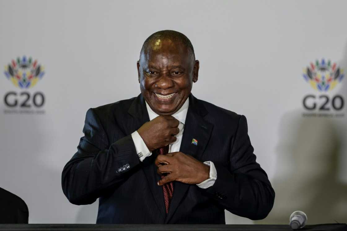 South African President Cyril Ramaphosa will host G20 leaders in Johannesburg in November, wrapping up the country's presidency of the group of leading economies South African President Cyril Ramaphosa will host G20 leaders in Johannesburg in November, wrapping up the country's presidency of the group of leading economies