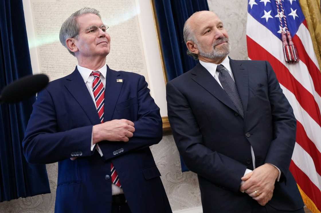 Treasury Secretary Scott Bessent (L) and Commerce Secretary Howard Lutnick (R) will lead the US negotiating team when they hold talks with top Chinese officials in London Treasury Secretary Scott Bessent (L) and Commerce Secretary Howard Lutnick (R) will lead the US negotiating team when they hold talks with top Chinese officials in London