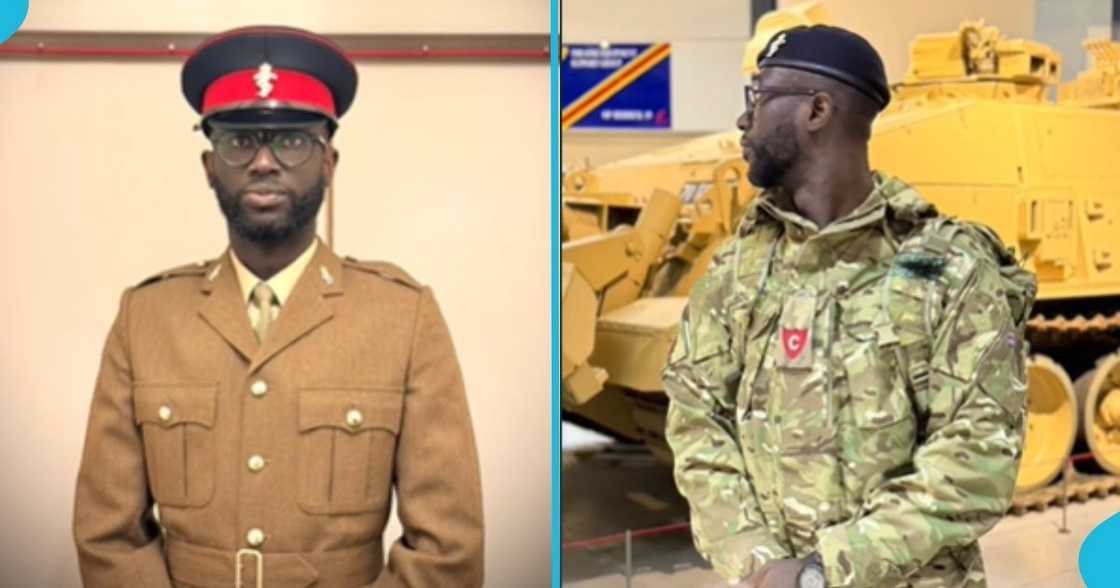 Ghanaian man, soldier, British Army, Greener pastures, relocated abroad Ghanaian man, soldier, British Army, Greener pastures, relocated abroad
