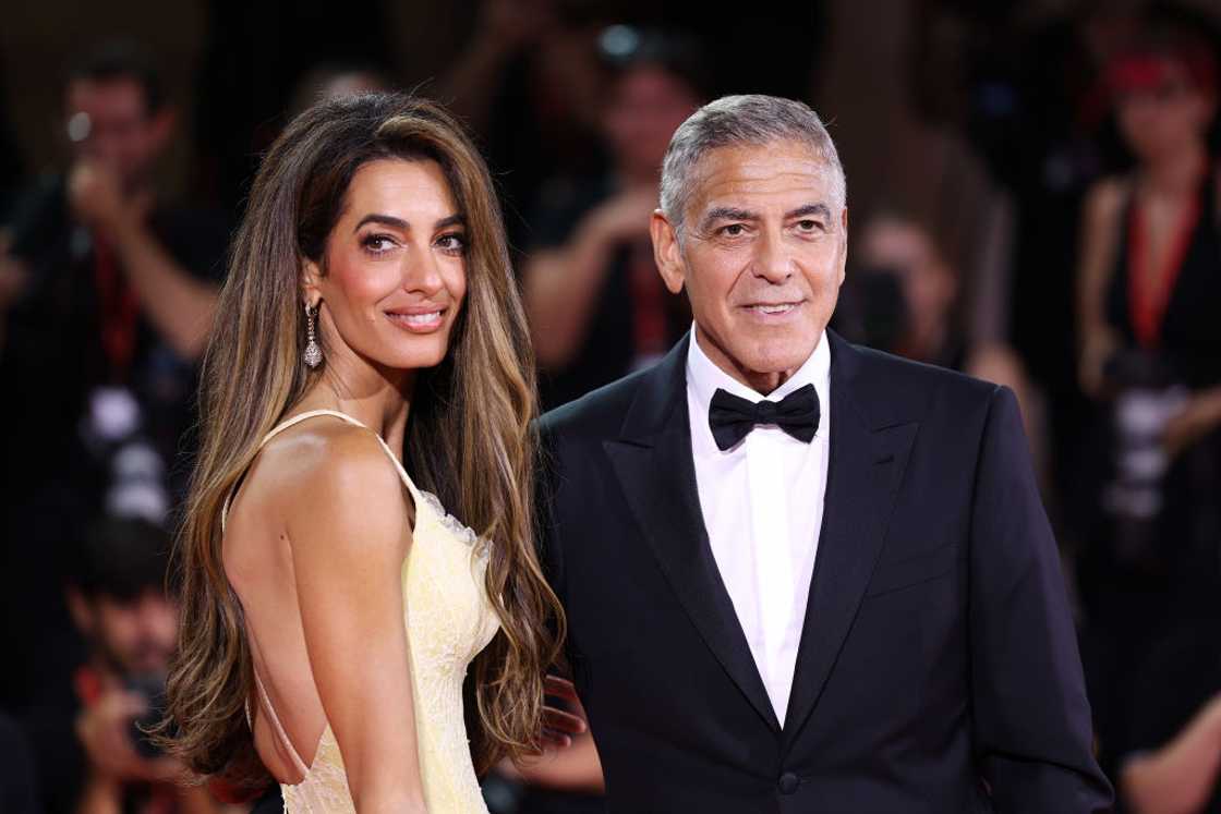 Amal and George Clooney