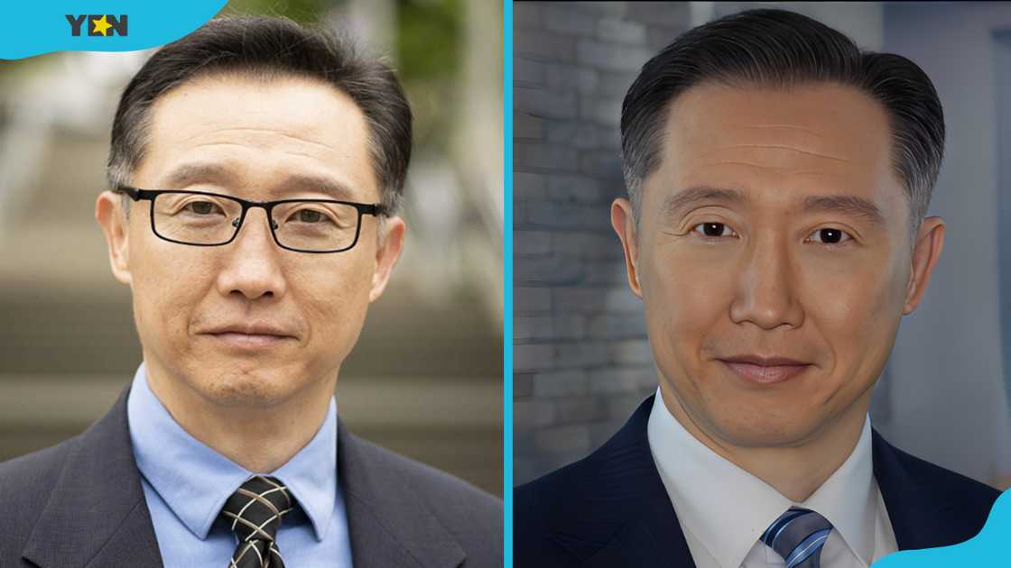 Joseph Steven Yang poses for a photo (L). Joseph stands in a room (R) Joseph Steven Yang poses for a photo (L). Joseph stands in a room (R)