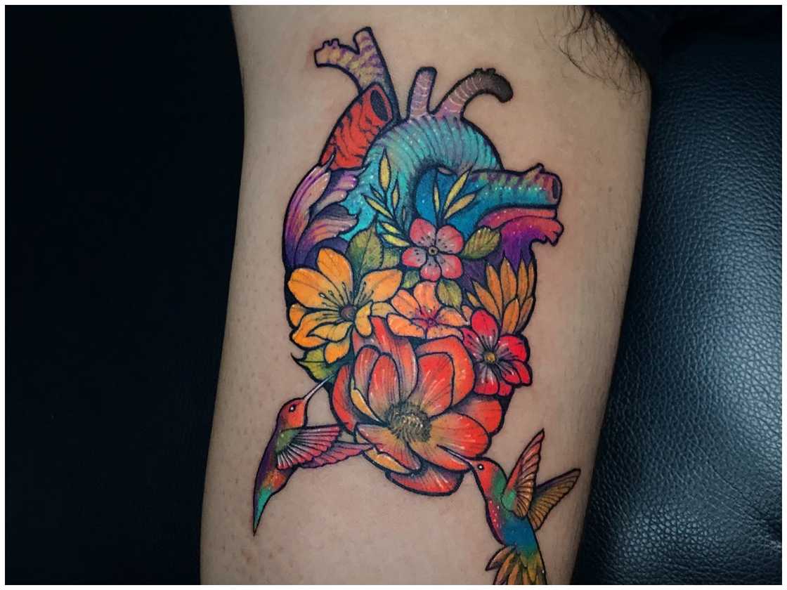 Hummingbird tattoo