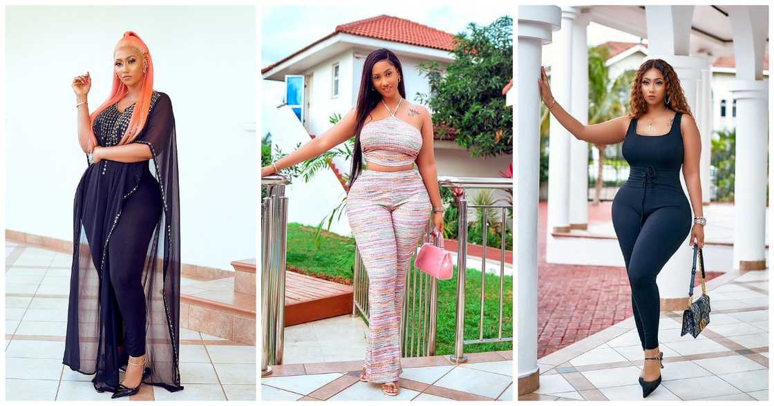Hajia 4real Shows off Branded Luxury Pool in swimming Video Hajia 4real Shows off Branded Luxury Pool in swimming Video