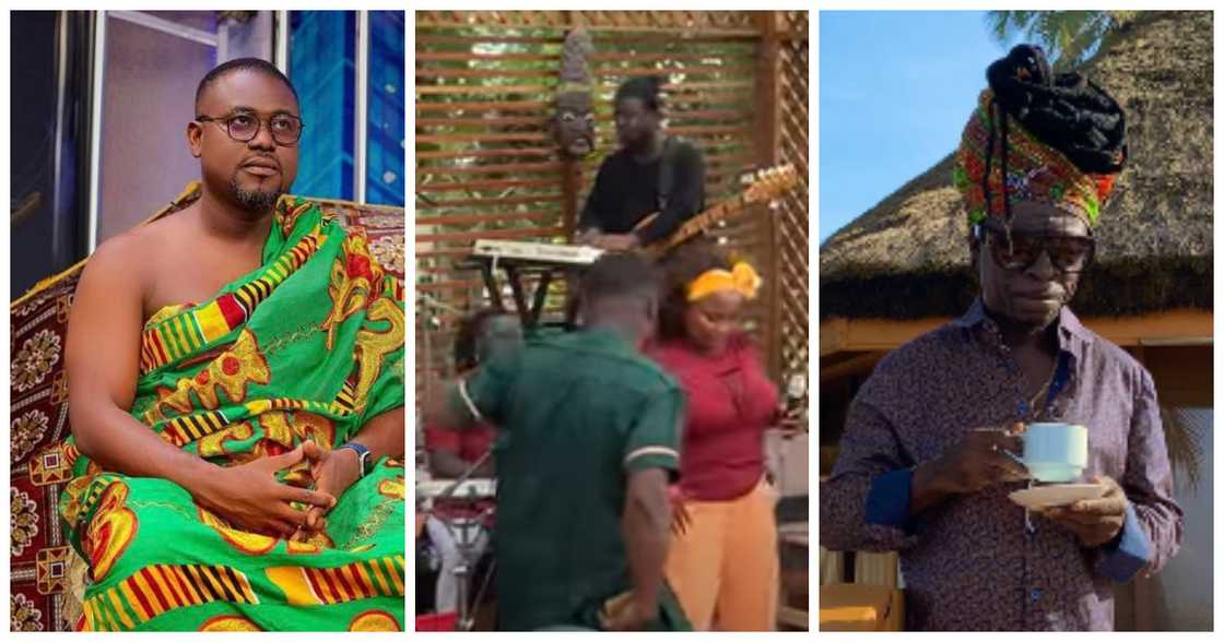 Abeiku Santana dances seductively on stage whiles performing Adiepena with Kojo Antwi Abeiku Santana dances seductively on stage whiles performing Adiepena with Kojo Antwi