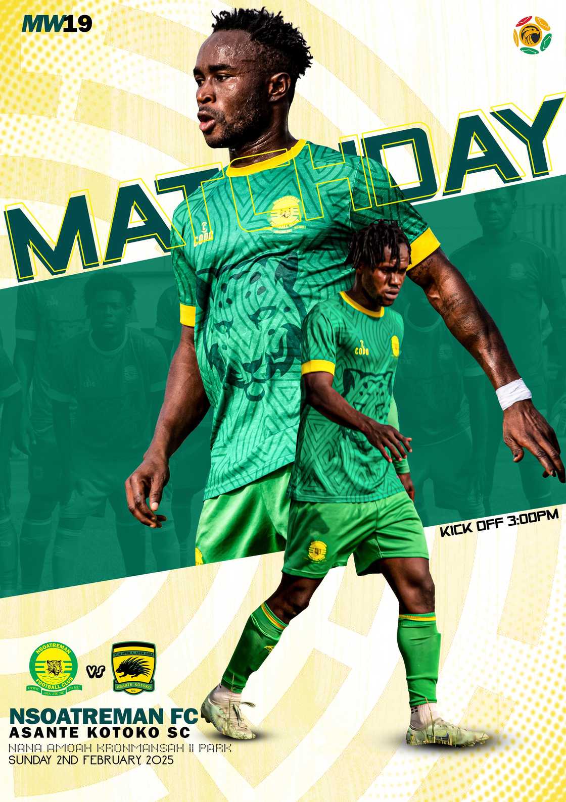 Nsoatreman FC defeated Asante Kotoko 1-0 on February 2, 2025 in Nsoatre as Francis Yaw Frimpong aka Pooley was murdered at the GPL game Nsoatreman FC defeated Asante Kotoko 1-0 on February 2, 2025 in Nsoatre as Francis Yaw Frimpong aka Pooley was murdered at the GPL game