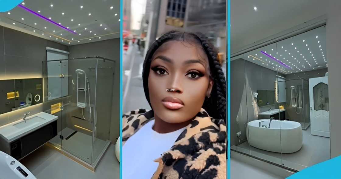 Ghanaian lady, luxury home, celebrate achievement, social media. Chelsea. Ghanaian lady, luxury home, celebrate achievement, social media. Chelsea.