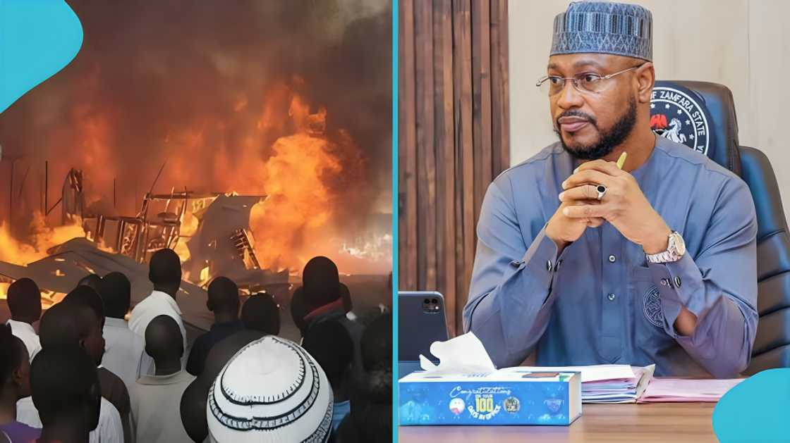 Zamfara Fire Incident, Governor Dauda Lawal, Gusau Fire Service, Official Residence Fire, Fire Response Teams, Security Room Fire, Zamfara State News, Fire Service Board, Injury Report Gusau