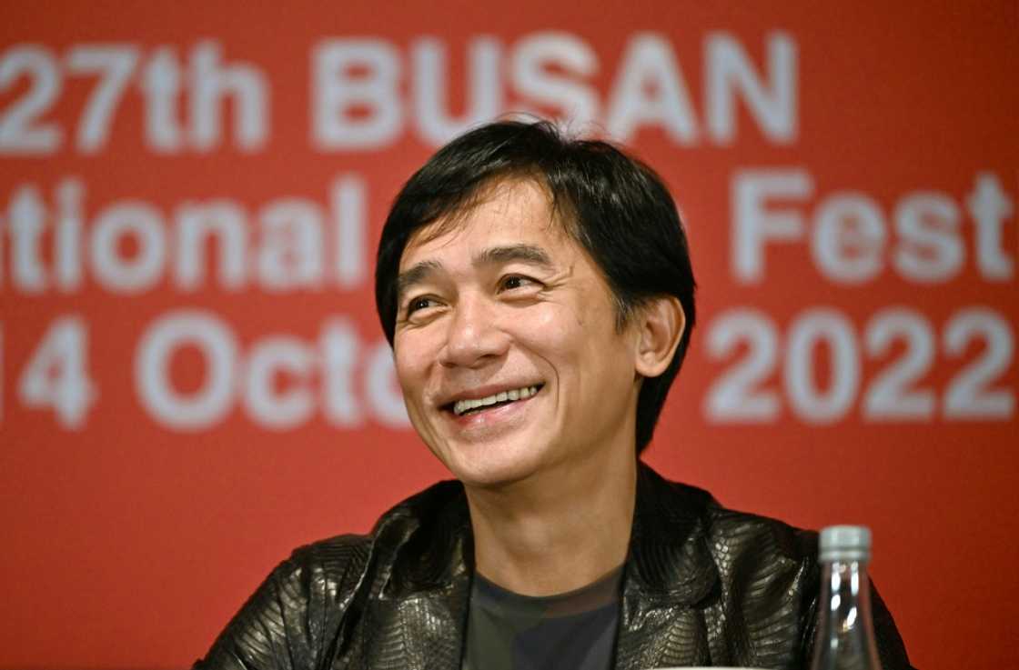 Hong Kong actor Tony Leung Chiu-wai was awarded the "Asian Cineaste of the Year" prize at South Korea's Busan International Festival Hong Kong actor Tony Leung Chiu-wai was awarded the "Asian Cineaste of the Year" prize at South Korea's Busan International Festival