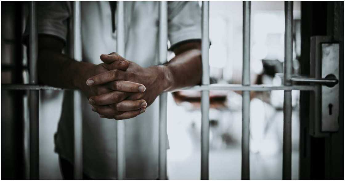 Photo of man in prison Photo of man in prison