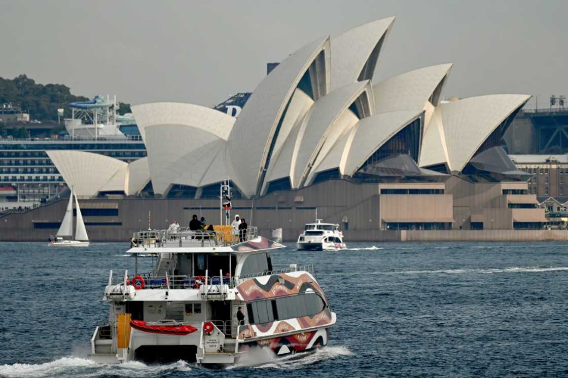 A boat in Sydney Harbour on August 20, where many residents welcomed new legislation that allows them to "disconnect" from work when off duty