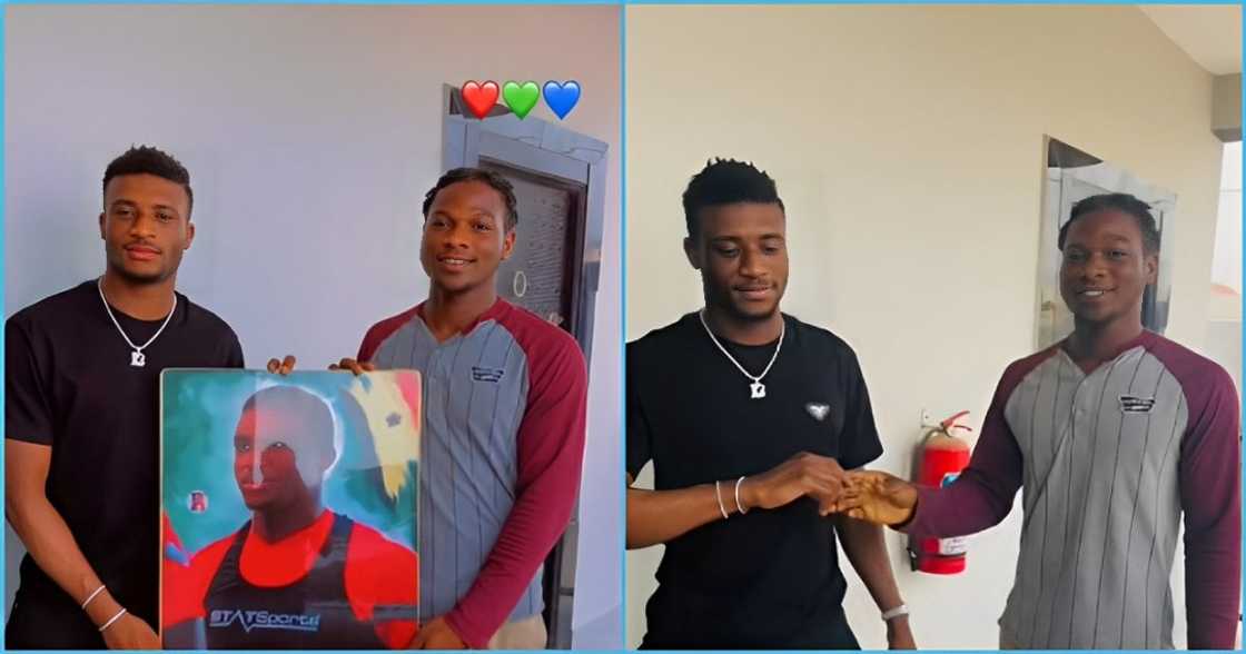 Photo of Kudus and artist Photo of Kudus and artist