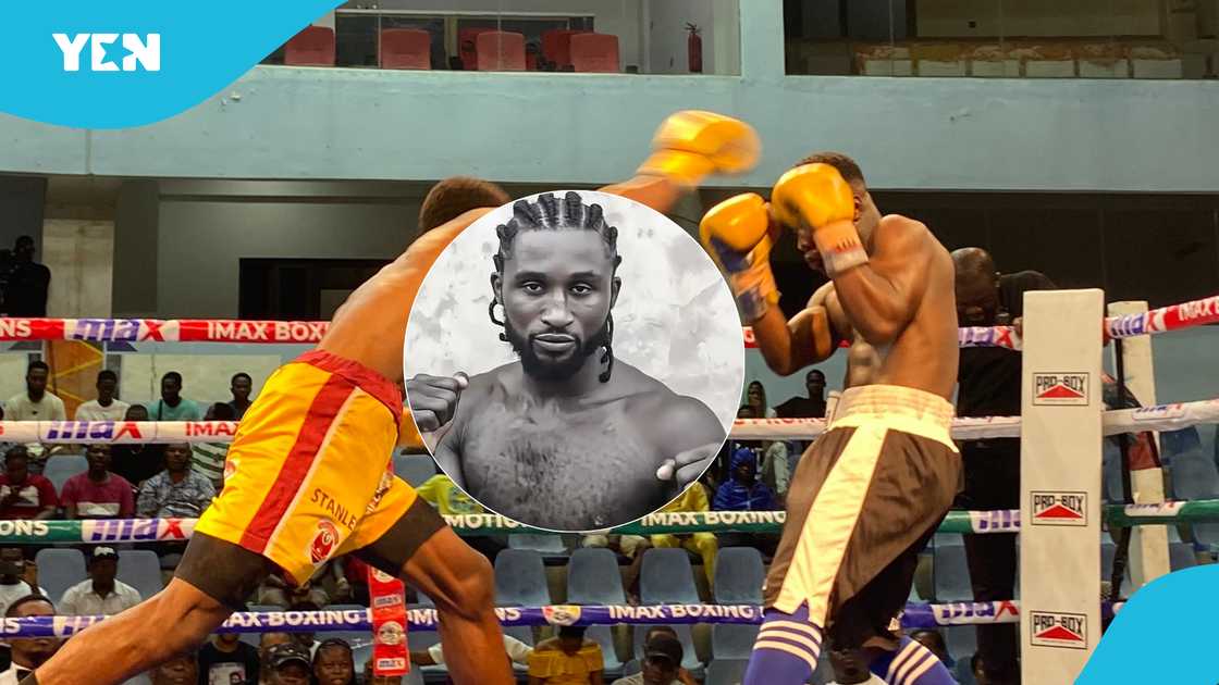 Nigerian boxer Segun Oluwasegun Gabriel Olanrewaju collapsed and later passed away during a boxing fight at Bukom Boxing Arena on March 29, 2025 Nigerian boxer Segun Oluwasegun Gabriel Olanrewaju collapsed and later passed away during a boxing fight at Bukom Boxing Arena on March 29, 2025