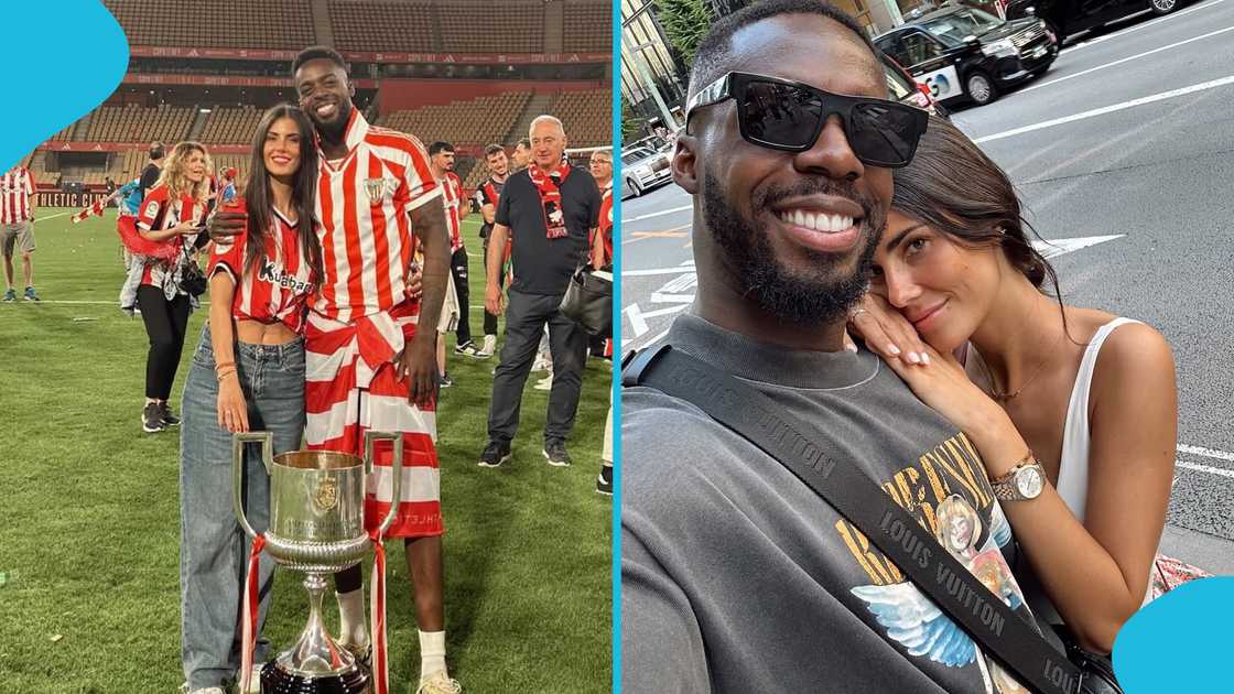 Inaki Williams, Patricia Morales, first child, Athletic Club, Ghana footballer Inaki Williams, Patricia Morales, first child, Athletic Club, Ghana footballer