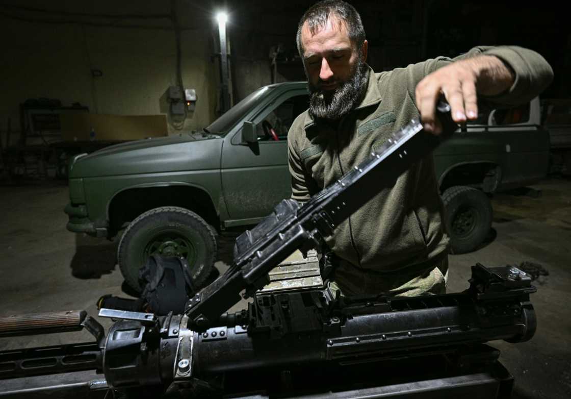 Sergey Bondarenko is a local leader of the territorial defence, a unit of the Ukrainian army Sergey Bondarenko is a local leader of the territorial defence, a unit of the Ukrainian army