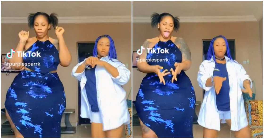 Ghanaian Model with wide curves Matilda Quaye dancing