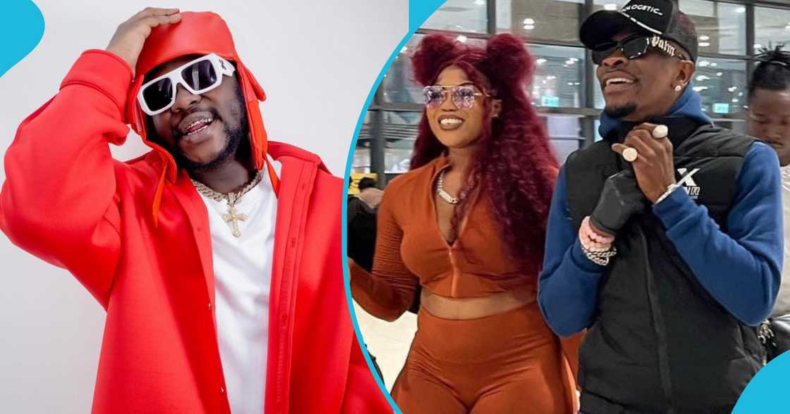 Medikal, Shatta Wale and his lover Maali Medikal, Shatta Wale and his lover Maali