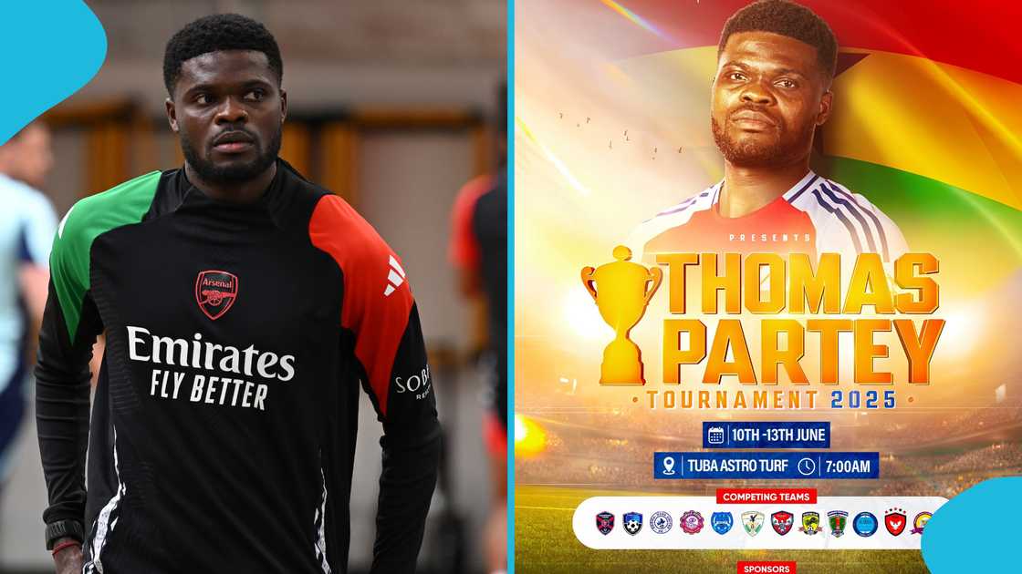 Thomas Partey, second edition of Thomas Partey tournament, Black Stars, Tuba Astro Turf, Arsenal. Thomas Partey, second edition of Thomas Partey tournament, Black Stars, Tuba Astro Turf, Arsenal.