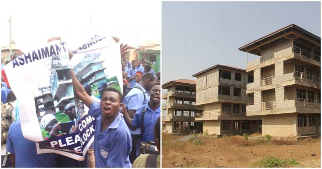 Student protest and an abandoned school project