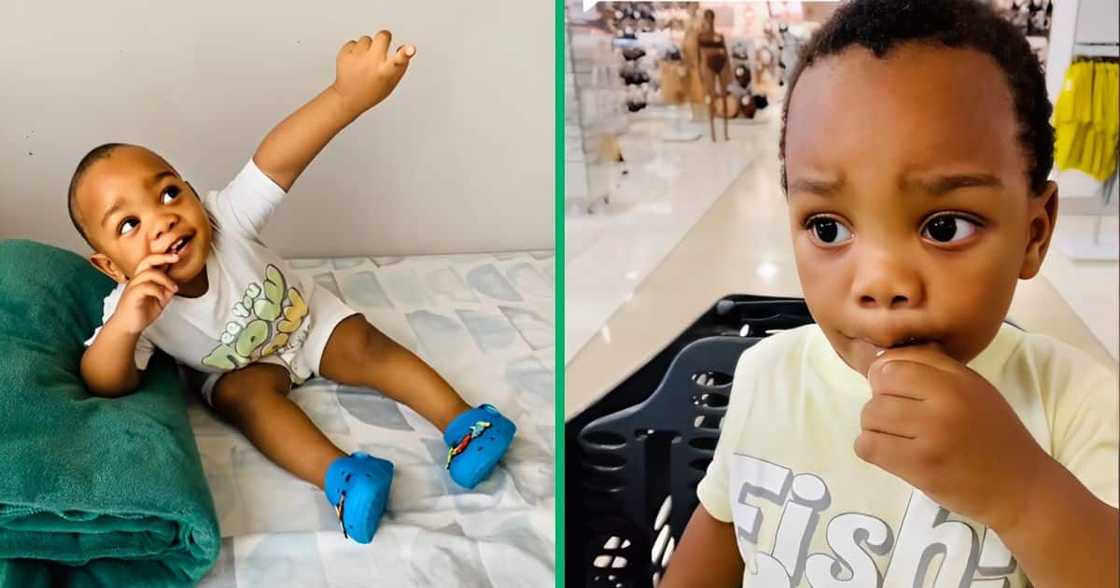 A TikTok video showed a little boy enjoying a McDonald's Big Mac burger A TikTok video showed a little boy enjoying a McDonald's Big Mac burger