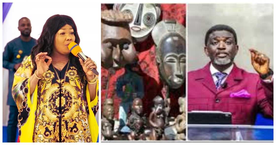 Nana Agradaa and Bishop Agyinasare Nana Agradaa and Bishop Agyinasare