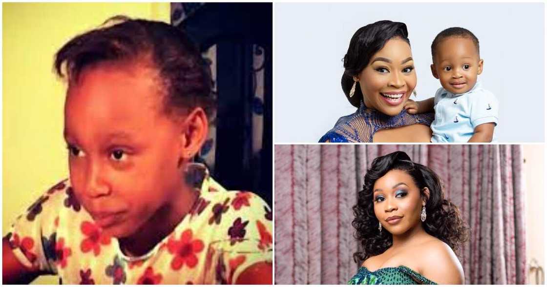 Evelyn Addo: Nina Of Home Sweet Home Looks Elegant In Blue Dress As She Celebrates Her Son's First Birthday Evelyn Addo: Nina Of Home Sweet Home Looks Elegant In Blue Dress As She Celebrates Her Son's First Birthday