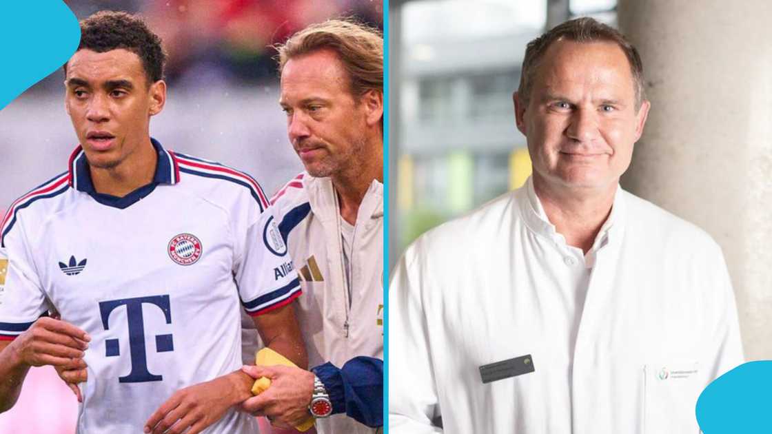 Jamal Musiala, Bayern Munich, Christoph Kleinschnitz, Musiala diagnosis, Bundesliga, neurological condition Jamal Musiala, Bayern Munich, Christoph Kleinschnitz, Musiala diagnosis, Bundesliga, neurological condition