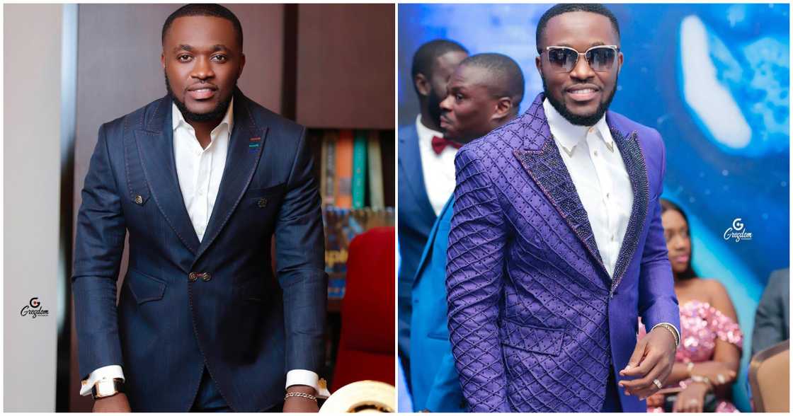 Kennedy Osei: 5 Times Despite's Handsome Son Modelled In Suits Designed By His Wife Kennedy Osei: 5 Times Despite's Handsome Son Modelled In Suits Designed By His Wife