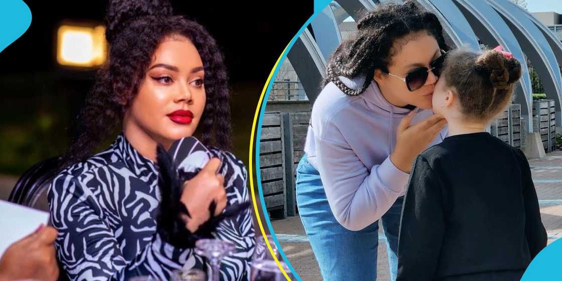 Nadia Buari and her daughter Nadia Buari and her daughter