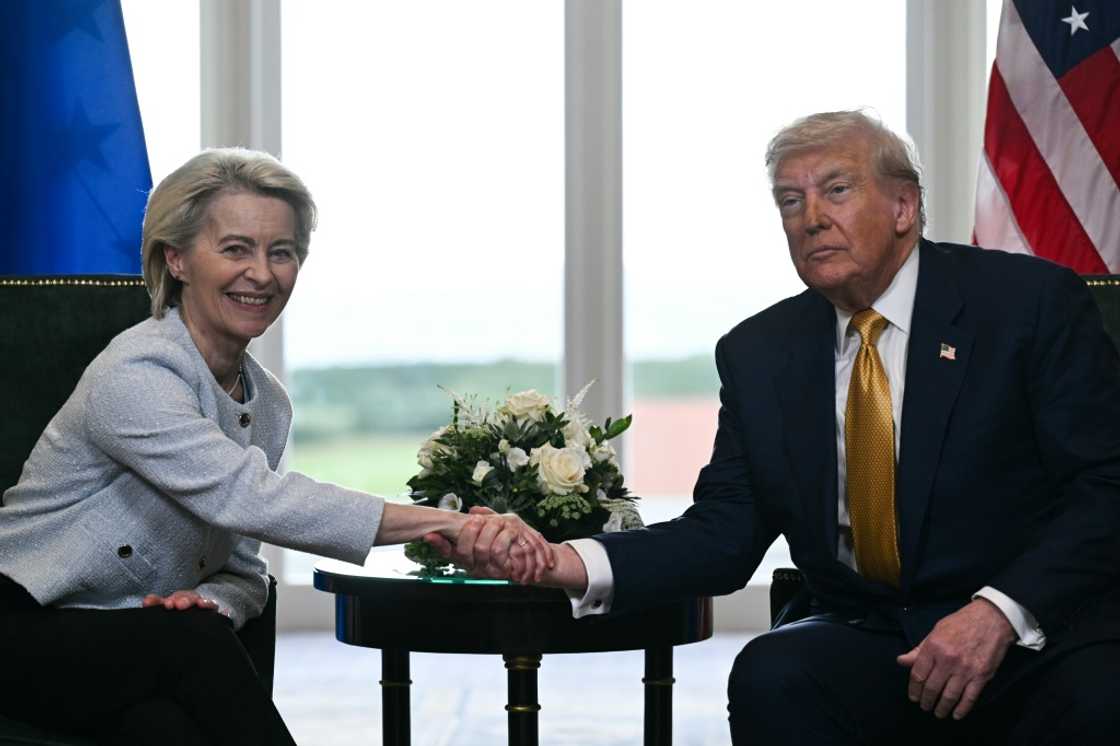 US President Donald Trump and EU chief Ursula von der Leyen agreed on a trade deal US President Donald Trump and EU chief Ursula von der Leyen agreed on a trade deal