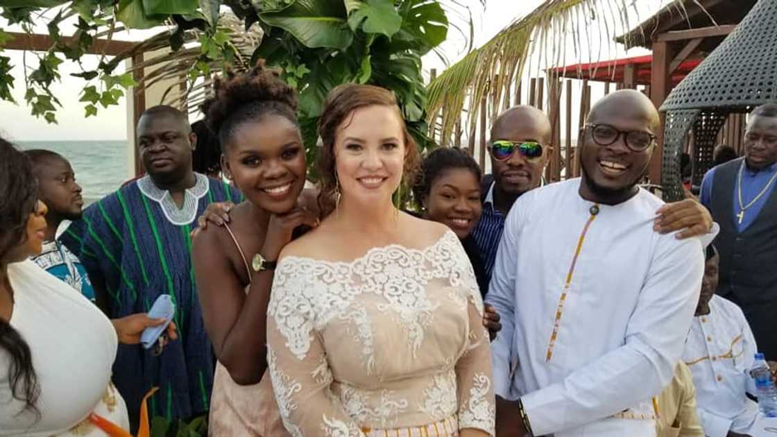 Anny Osabutey marries his white girlfriend (Photos)