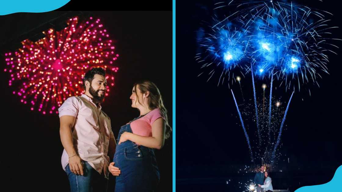 Fireworks gender reveal