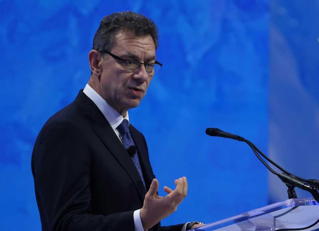 Pfizer CEO Albert Bourla said the purchse of Seagen would double the company's oncology product pipeline Pfizer CEO Albert Bourla said the purchse of Seagen would double the company's oncology product pipeline