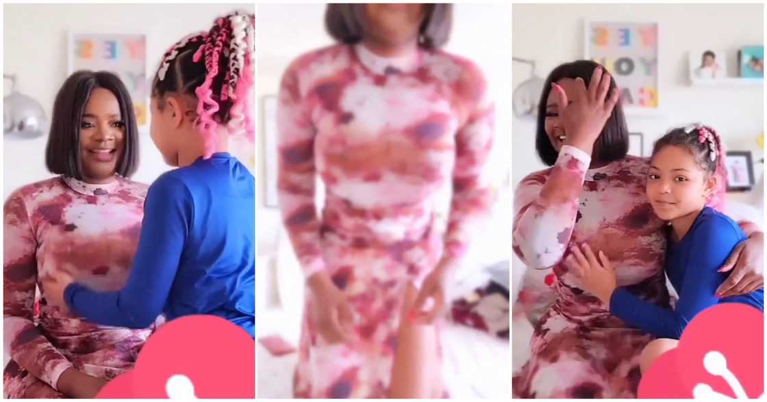 Kafui Danku and her daughter Baby Lorde Kafui Danku and her daughter Baby Lorde